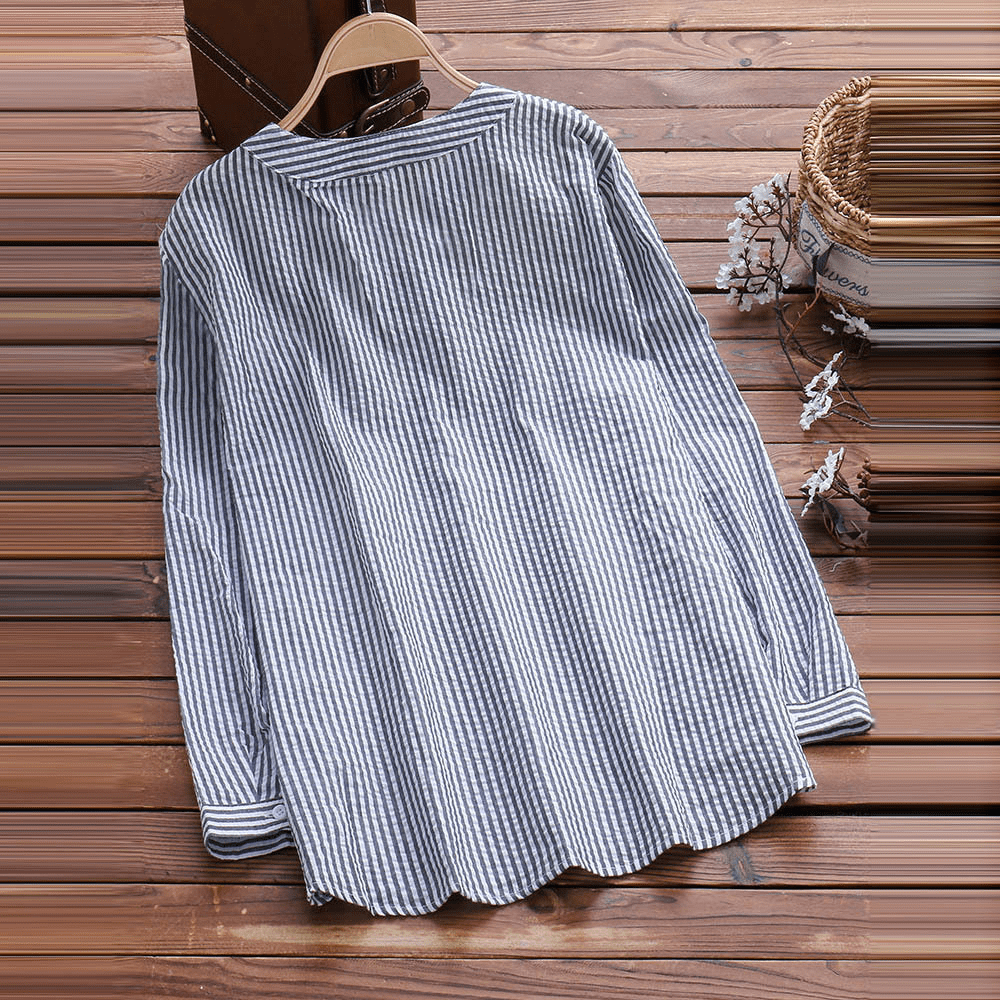 Filomina – Soft striped casual top