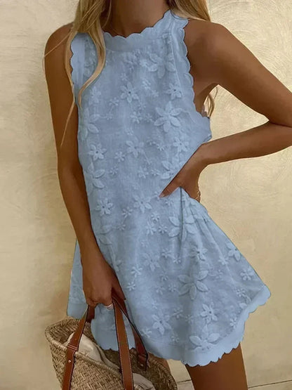 Lace Sleeveless Summer Dress | Lightweight & Luxurious