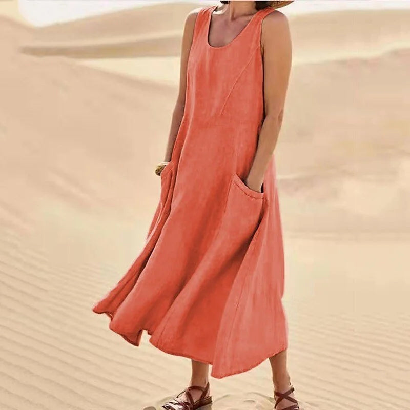 Scotia – Cool, comfy linen dress