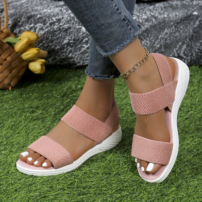 Emilia™ - Comfort-Focused Stretch Sandals