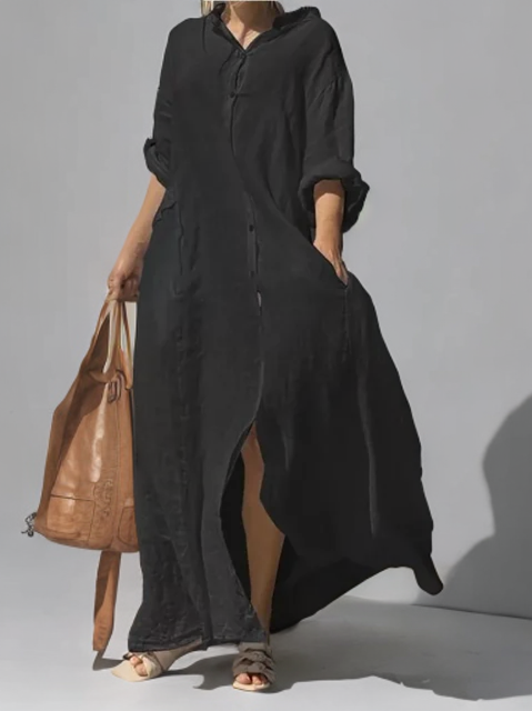 Lovette – Elegant Oversized Dress for Effortless Style