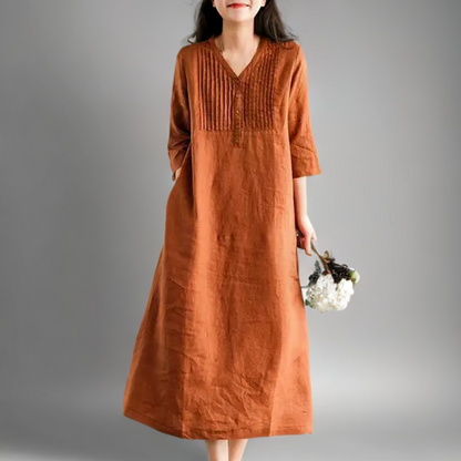 Gemini - Relaxed Casual Dress with Vintage Charm