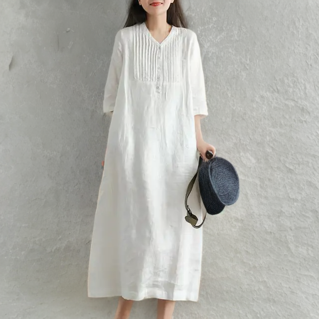 Gemini - Relaxed Casual Dress with Vintage Charm