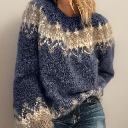 Isabelle | Luxurious and Cozy Jacquard Sweater