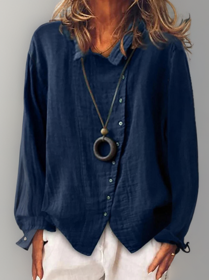 Olivia | Casual Long-Sleeve Button-Down Shirt