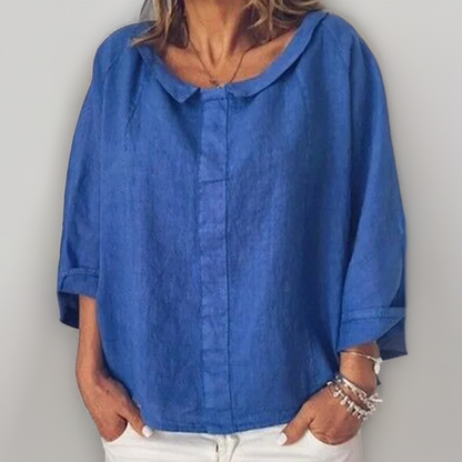 Kadia | Relaxed-Fit Long Sleeve Blouse