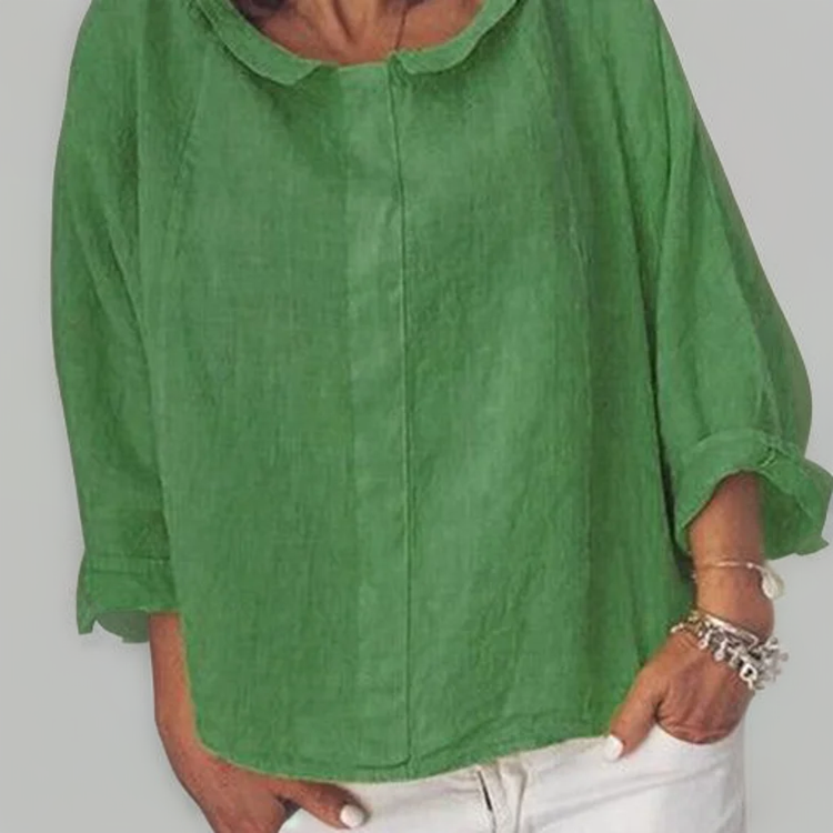 Kadia | Relaxed-Fit Long Sleeve Blouse