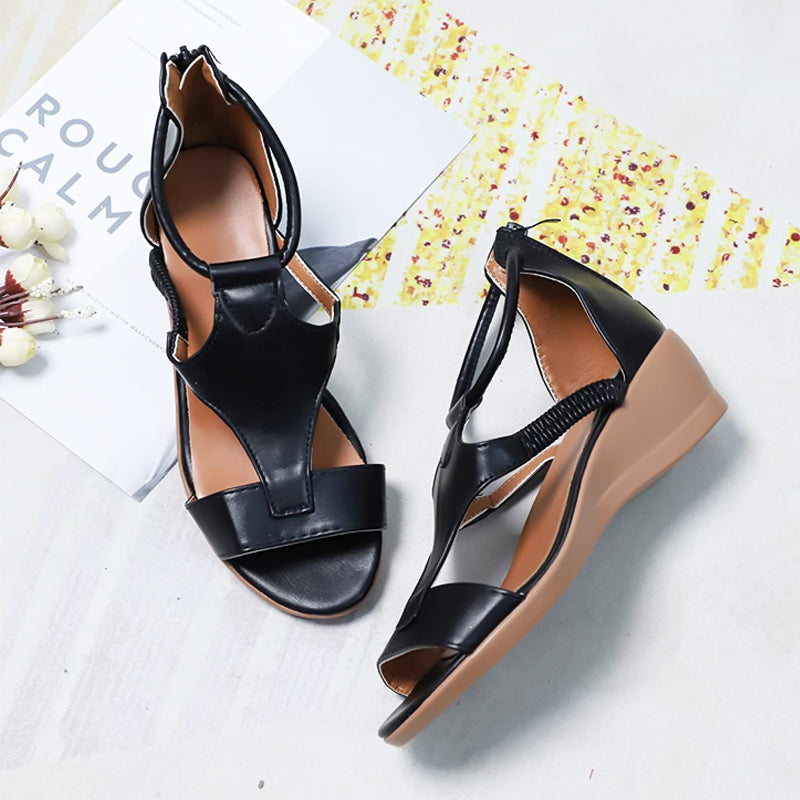 ANNE™ - Elegant Roman-Inspired Wedge Sandals for Women