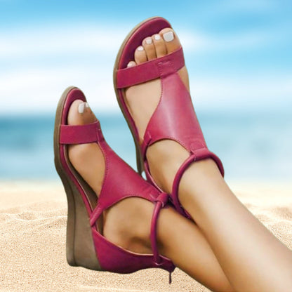 ANNE™ - Elegant Roman-Inspired Wedge Sandals for Women